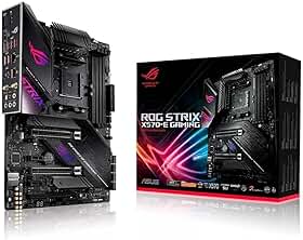 ASUS Placa mãe ROG Strix X570-E Gaming ATX - PCIe 4.0, Aura Sync RGB Lighting, 2,5 Gbps e Intel Gigabit LAN, WIFI 6 (802.11Ax), Dissipadores de calor M.2 duplos