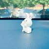 3pcs Cute Rabbit Car Decor Kawaii Bunny Car Dashboard Rearview Mirror Decor Adorable Rabbit & Cartoon Girl Car Ornaments Car Accessories 1Pc B