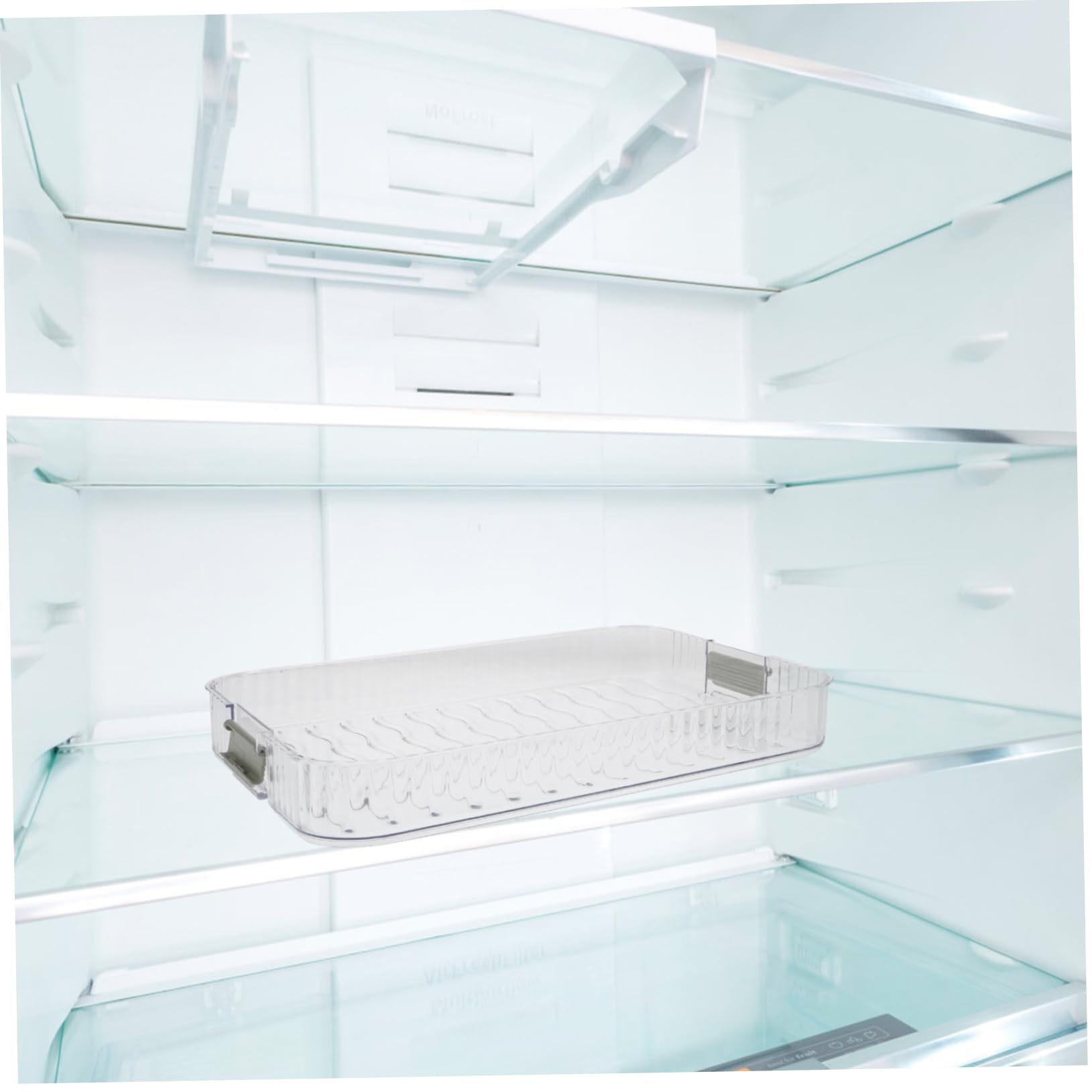 ULTECHNOVO Contenedor De Carne De Tres Para Refrigerador Organizador Apilable Para Alimentos Contenedor Para Refrigerios Para Guardar Frutas y Verduras El Congelador