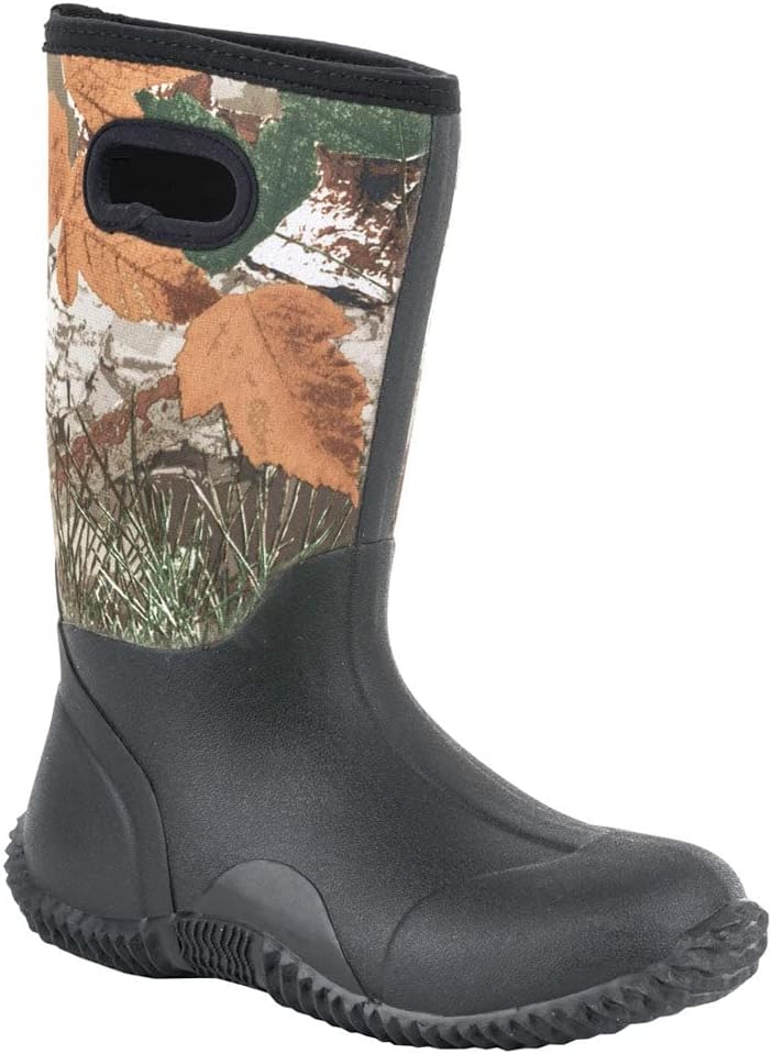 ROPER Kids Boys Barnyard Pull On Casual Boots Mid Calf