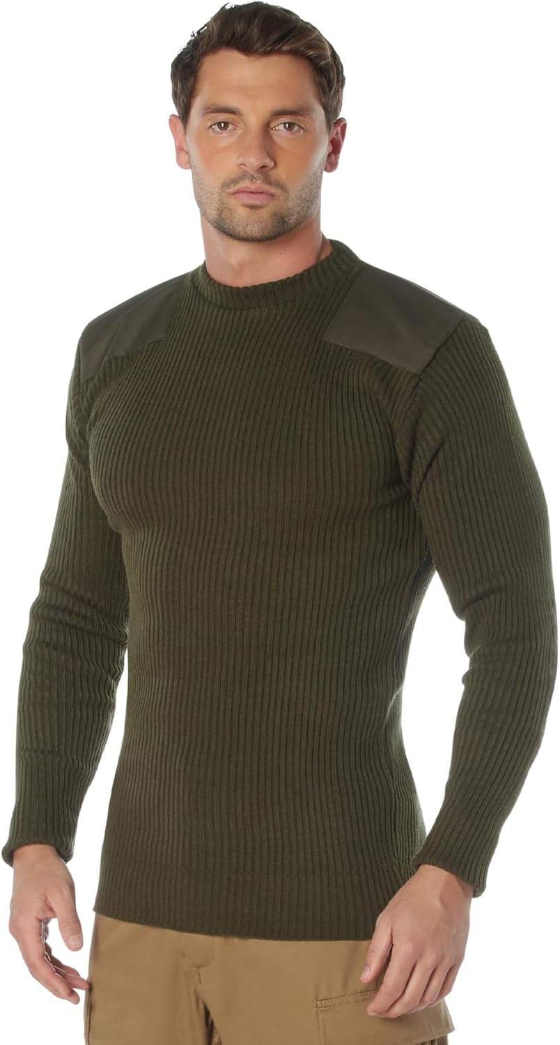 Rothco Acrylic Commando Sweater GI Style Military Sweater - Image 2