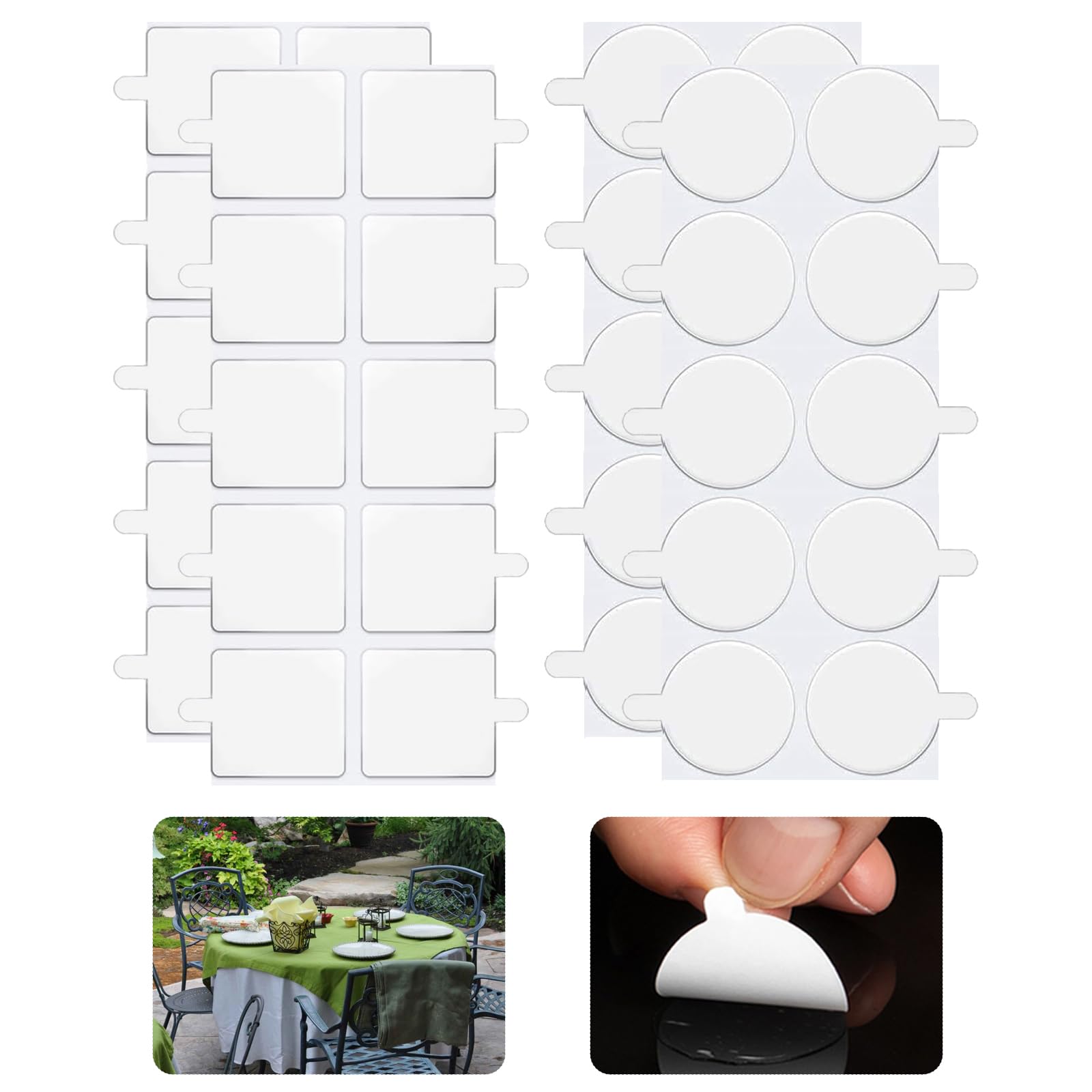 Photo 1 of Brillantreal 40Pcs Clear Tablecloth Clips Durable Transparent Clips for Outdoor Events, Picnics, Weddings, and Christmas Parties – Ideal for Securing Tablecloths and DIY Projects