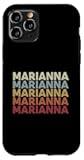 iPhone 11 Pro Marianna Arkansas Marianna AR Retro Vintage Text Case