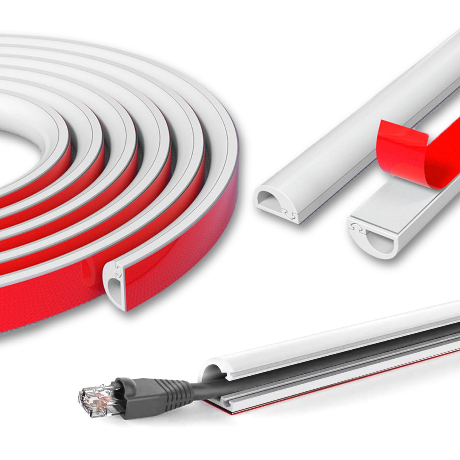 Bocchetta Plastica Copertura Foro Cavi Silver - 6 Pezzi In Plastica Argento - Tappo Copriforo Passacavi Per Scrivania - Foto 7