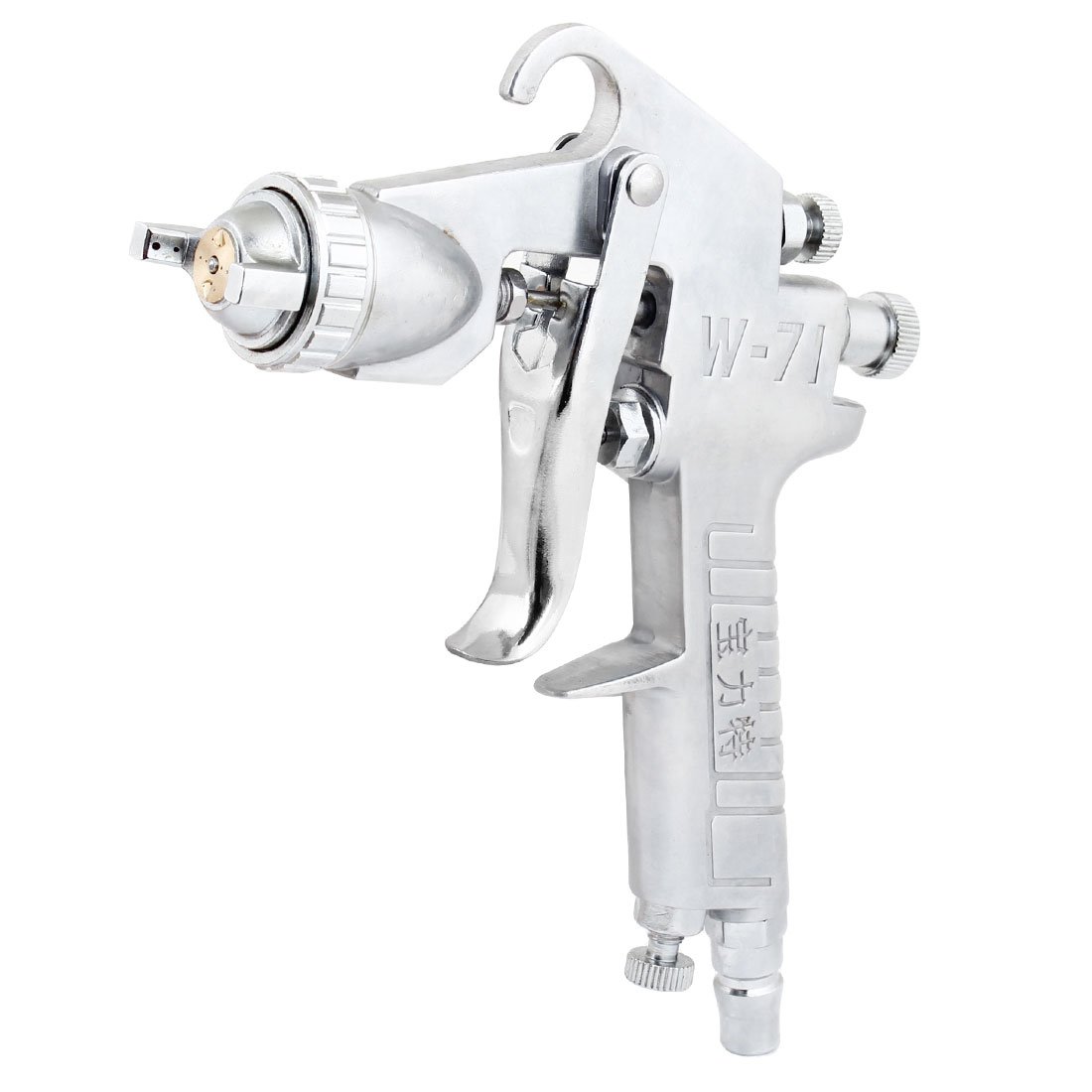 Aexit Automotive High Pressure Trigger Paint Spray g-u-n Silver Tone(Automotive haute pression de déclenchement Airless Pulvérisateur de peinture Argenté