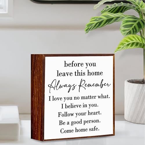 Miniatura 3 de Caja de madera con texto en inglés Always Remember You are Braver Than You Think con texto en inglés Always Remember You are Braver Than You Think