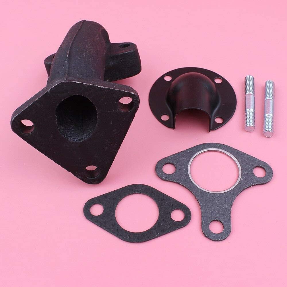 Exhaust Muffler Gasket Deflector Kit FIT For GX390 GX340 13HP 11HP GX 390 340 Lawn Mower Engine Motor Spare Part