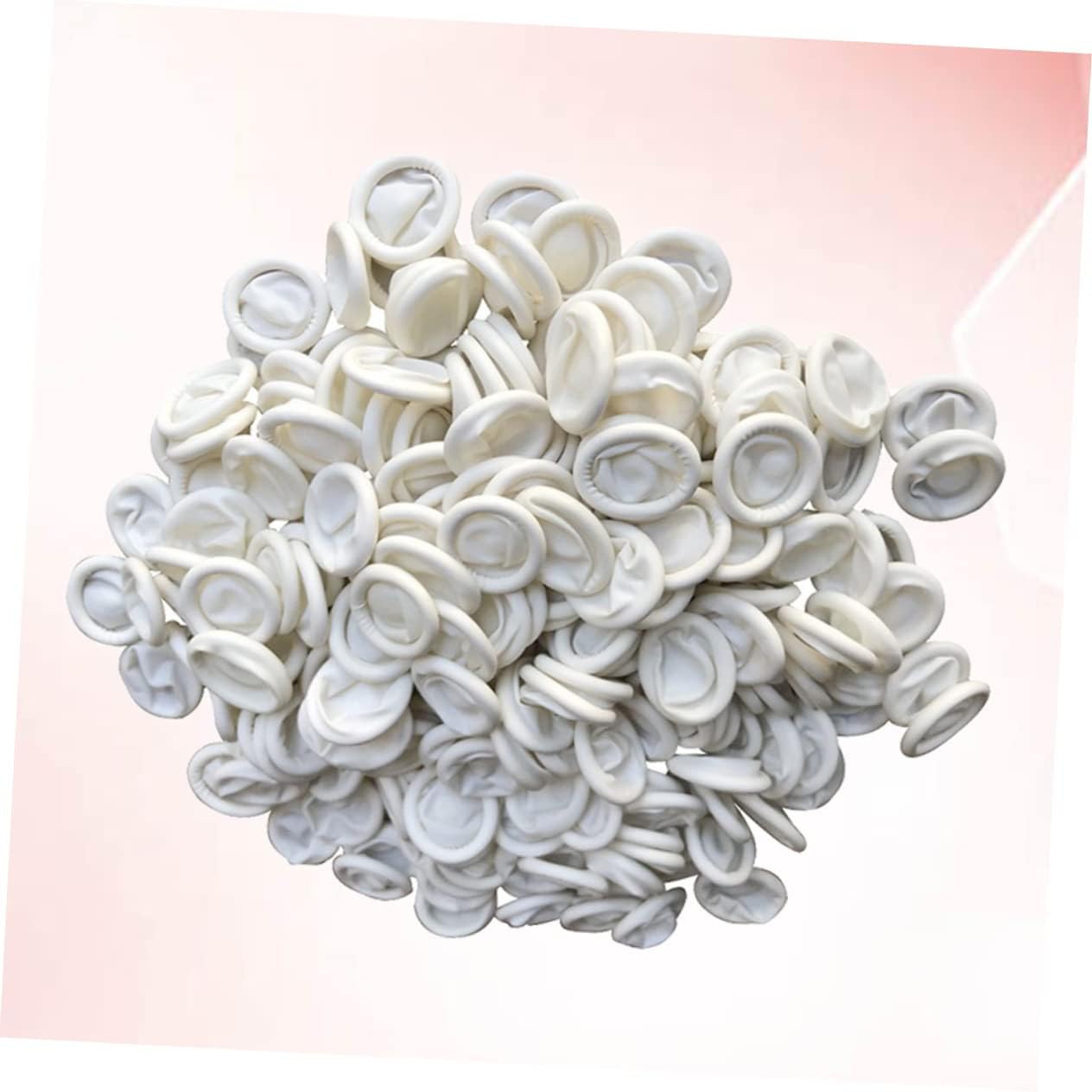 Disposable 700Pcs Latex Anti Static Cover for Repair | White Color, Flexible Fit, Easy Wear, for Electronic Work and Painting, 500g Package