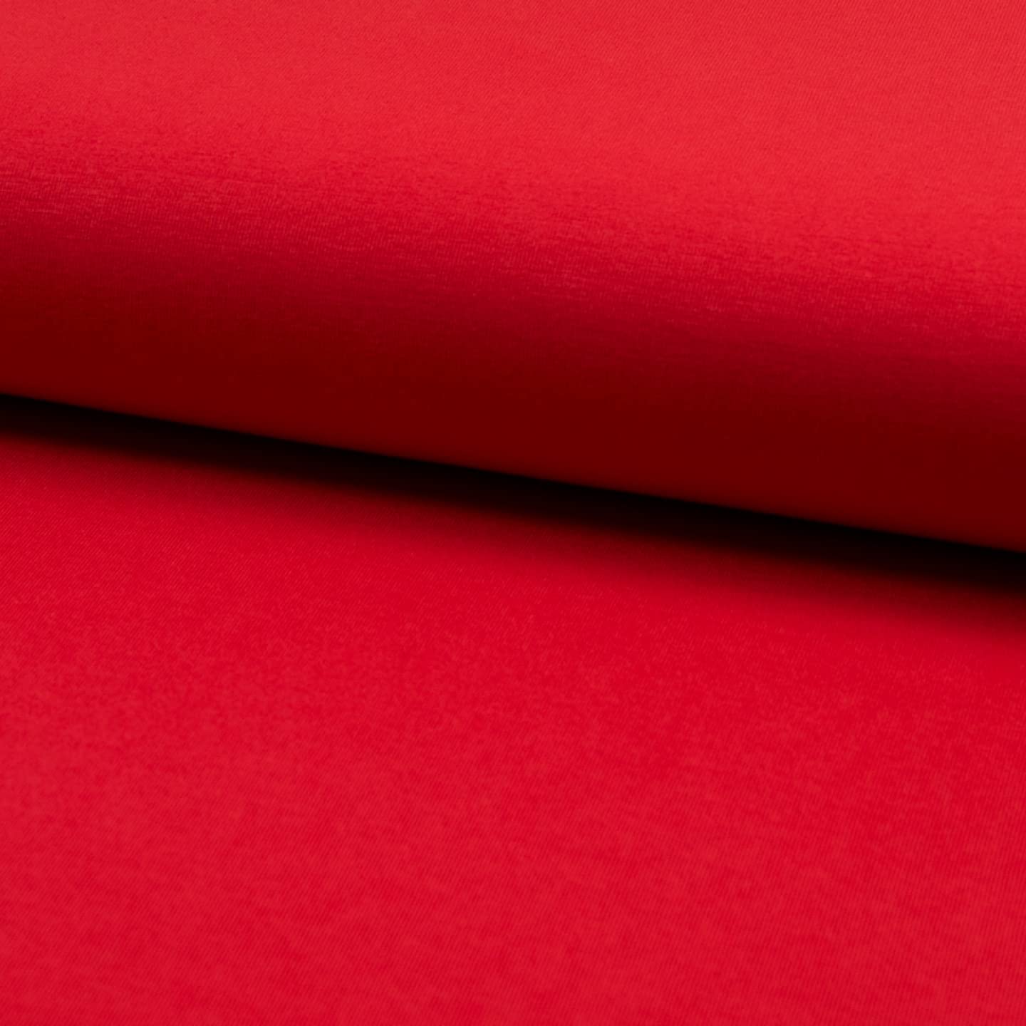 Plain Bamboo Jersey Fabric Material - RED, 1Mtr 100cm x 150cm