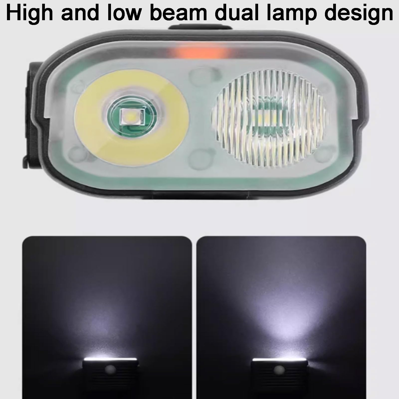 Głośny plastikowy dzwonek rowerowy nocny dzwonek do jazdy super głośny reflektor róg oświetlenie USB ładowanie lekki