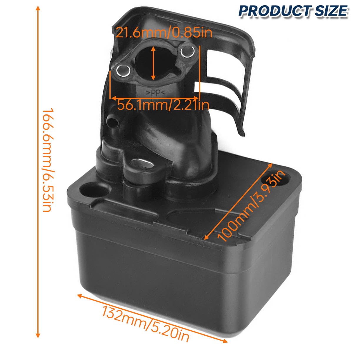 ZAMDOE GX160 osłona obudowy filtra powietrza z filtrem powietrza do silnika Honda GX120 GX140 GX160 GX200 168F do silnika Coleman CT200U-EX BT200X CT200U mini, zamiennik dla 17230-Z51-820