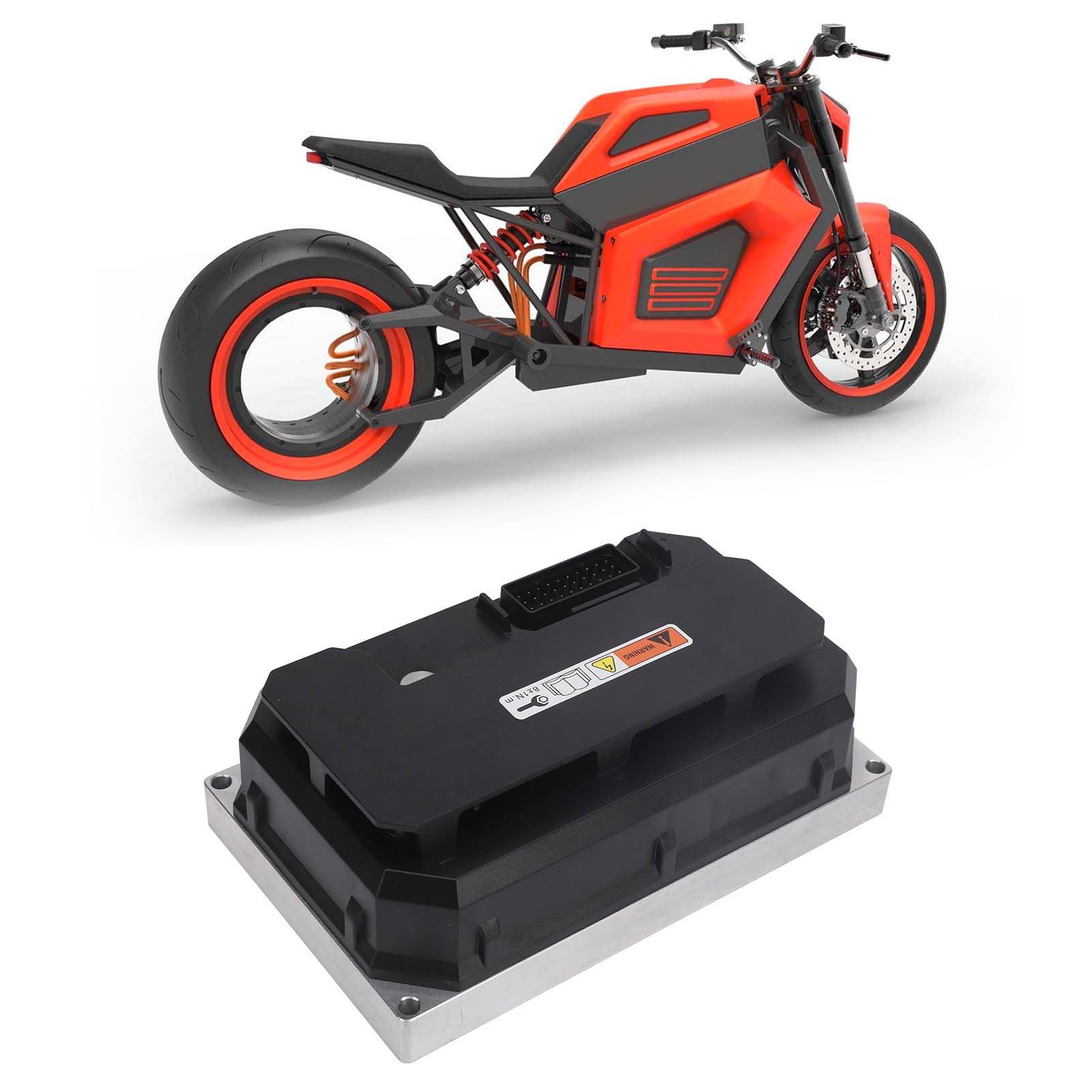 DC Motor Controller, DC 72V 300A Brush Motor Speed Controller for Motor Electric Motorcycle Scooter, -20-60°C Operating Temperature