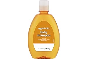Amazon Basics Tear-Free Baby Shampoo: Gentle Formula for Sensitive Scalps