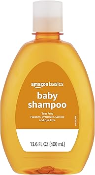 Amazon Basics Tear-Free Baby Shampoo, 13.6 Fluid Ounce