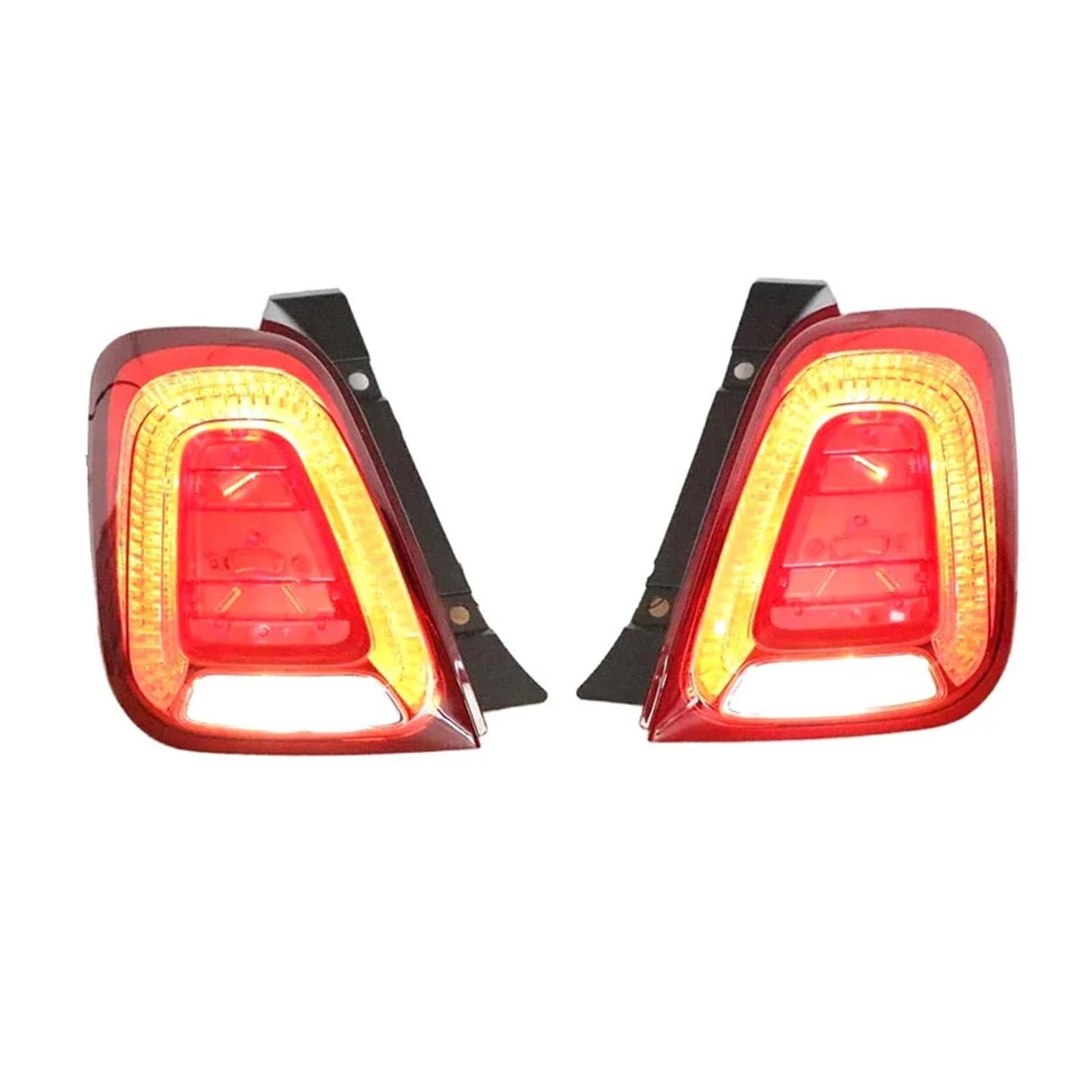 Indicatore Direzione Retrovisore 1 Coppia Per Fiat 500 Fanale Posteriore Per Auto Fanale Posteriore Freno Guida Lampada Retromarcia Indicatore Direzione Auto Sinistra Destra