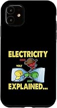Electricity Explained Volt Ohm Amp Electrician Science Case for iPhone 11
