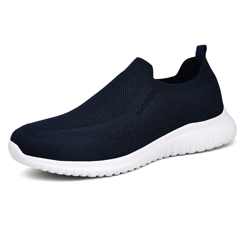 TIOSEBON Herren Slip On Sportschuhe Lässige Tennis Turnschuhe Leicht Laufen Gehen Schuhe