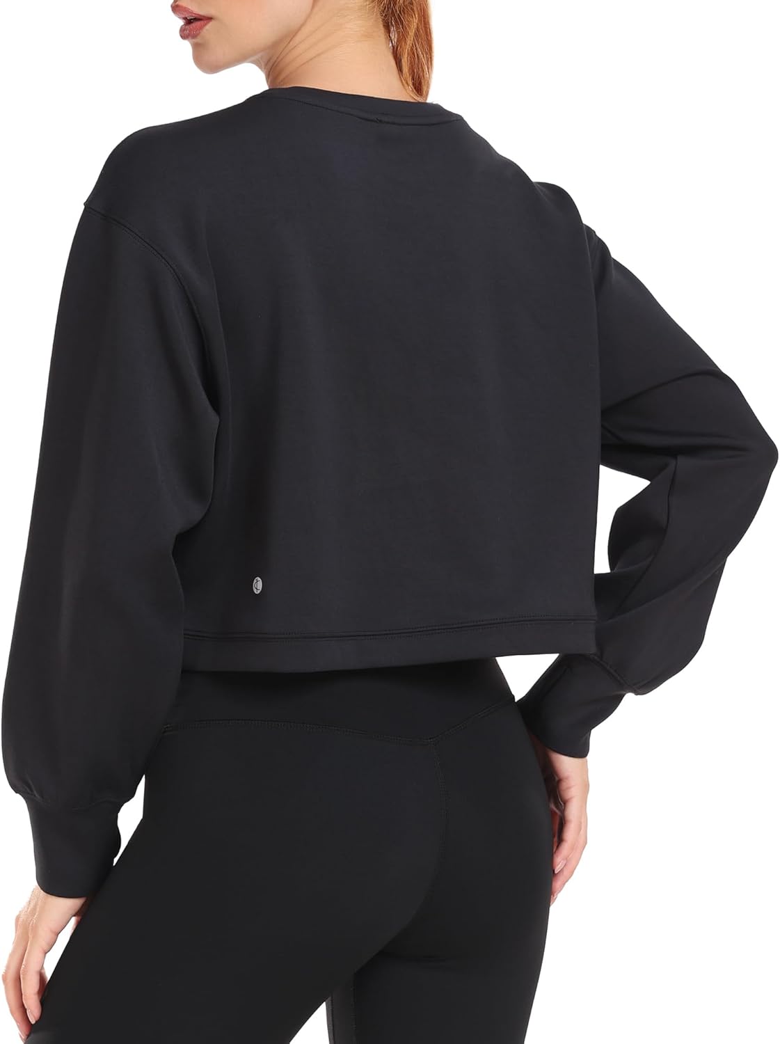 Colorfulkoala Women's Long Sleeve Athletic Sweatshirt Crewneck Velvra Modal Pullover Tops - Image 2