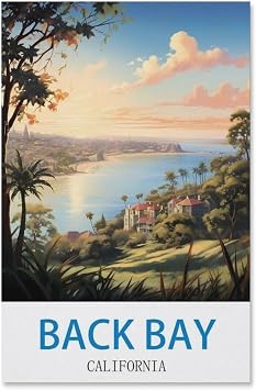 Jigsaw Puzzle 1000 Pieces for Adults,Back Bay California,Large Puzzle Game Artwork for Adults Teens50x70cm-Y13
