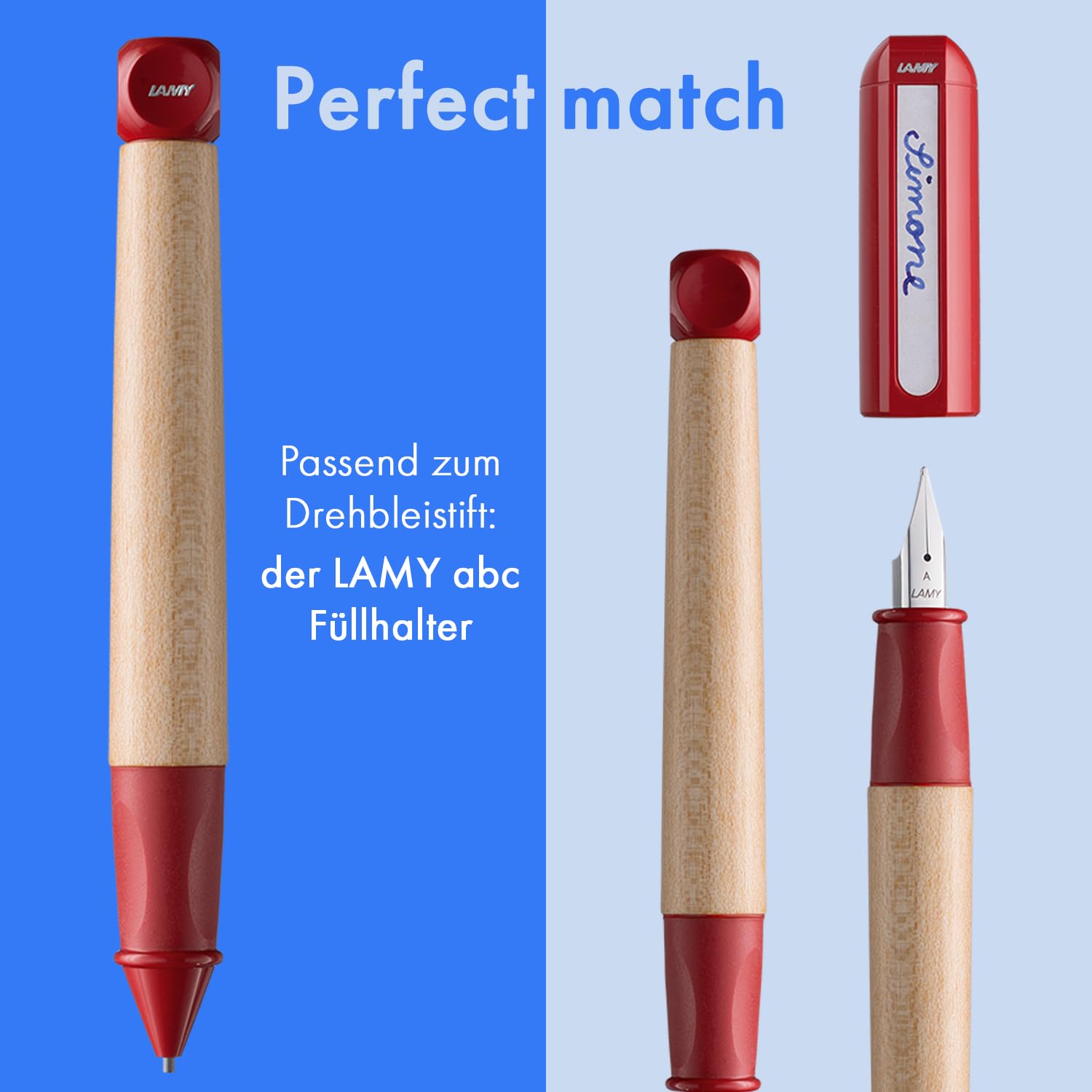 Amazon.com : LAMY abc red - child-friendly Mechanical Pencil