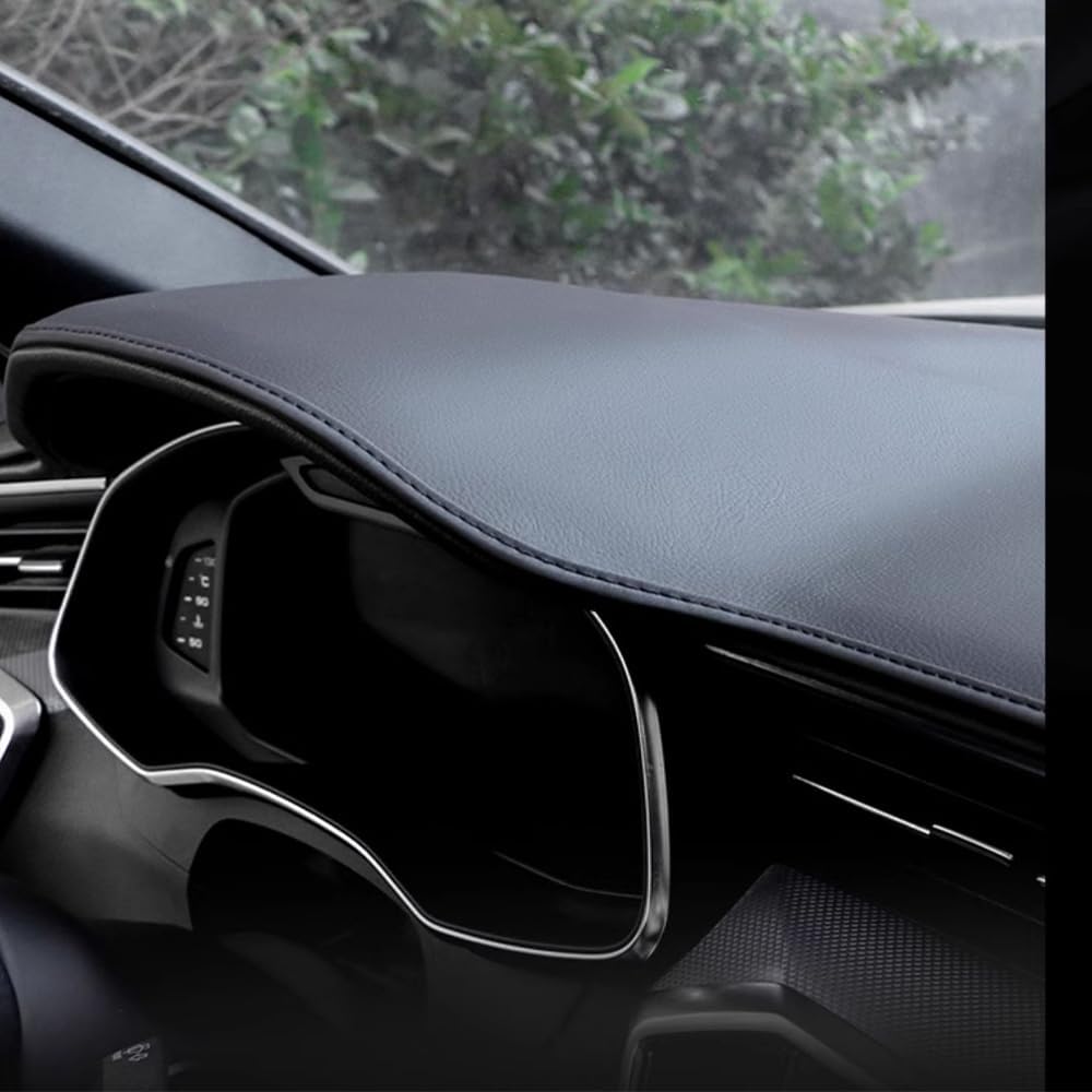 Compatible for BMW X1 2026 2025 2024 2023 Dashboard Sun Shade Cover Premium Leather Car Sunshield Mat, Anti-UV Heat Protector (with Out HUD, 2023-2025)