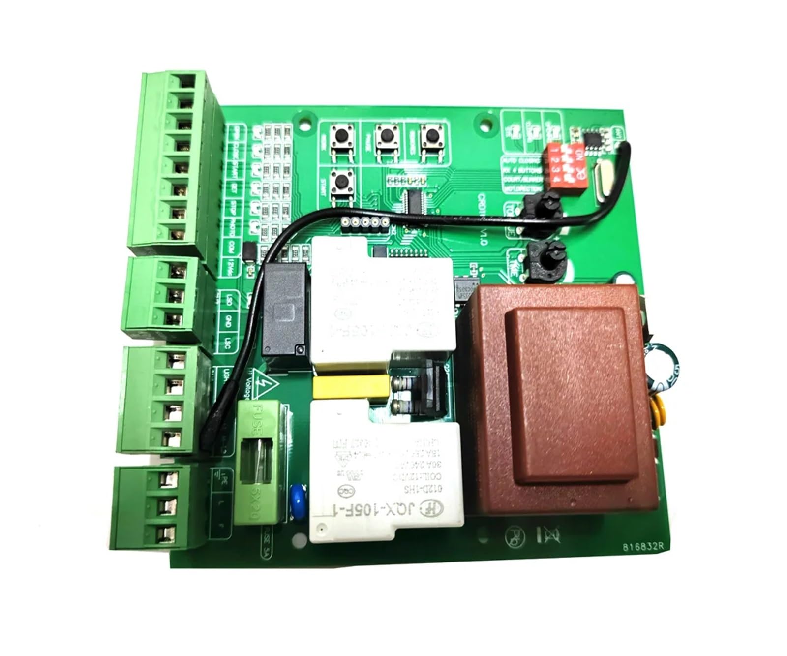 Płyta sterująca do otwieracza bramy przesuwnej AC Płyta sterująca silnika otwieracza bramy przesuwnej AC Płyta elektroniczna płytki sterującej Silna wrażliwość(Kit 2)