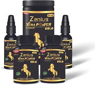 Xtra Power Gold Kit for Men | Herbal Daily Energizer for Mens | Stamina and Strength Booster