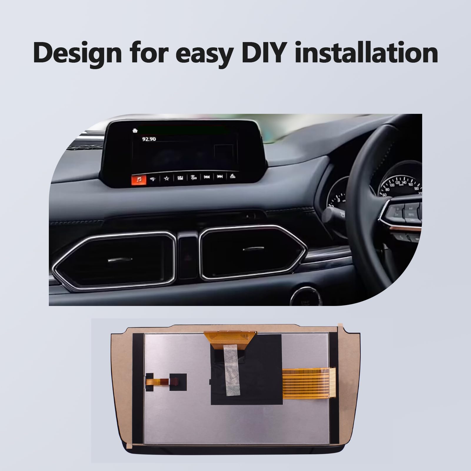 Amazon.co.jp: 7インチLCDディスプレイタッチスクリーン。マツダ