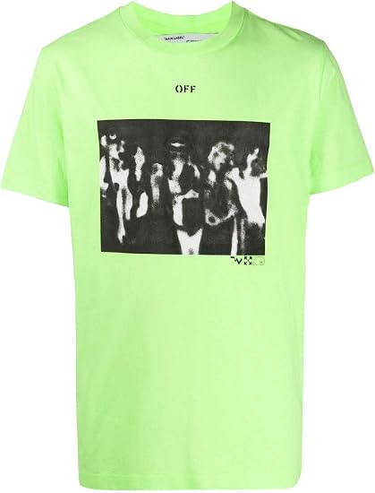 Amazon.com: OFF-WHITE OMAA027R201850156210 - Camiseta verde para hombre |  Primavera Verano 20, XXL : OFF-WHITE: Ropa, Zapatos y Joyería