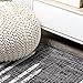 JONATHAN Y Stripe Geometric Indoor Outdoor Area Rug 5X8 Black/Ivory, Zolak Berber for Backyard, Patio, Porch, Easy-Cleaning, High Traffic, Pet-Friendly, Non-Shedding (SMB124E-5)