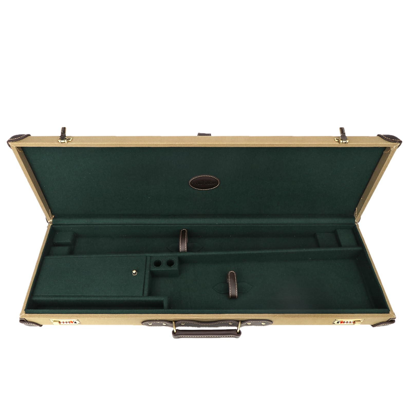 Tourbon Vintage Hunting Universal Hard Rifle Case Shotgun Carrying Storage Cases With Combination Lock Bag
