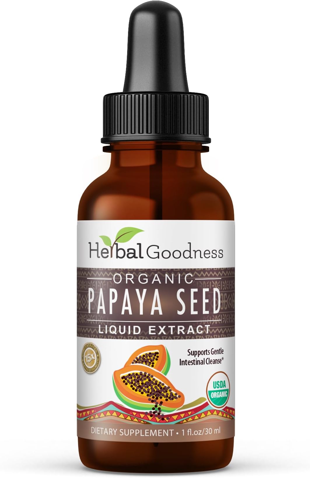 Herbal Papaya Seeds 1oz - Nutrient-Rich Superfood for Digestive Health and Detoxification - Raw, Non-GMO, and Unprocessed - Your Holistic Wellness Journey