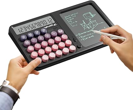 Calculator With Notepad Large Display Drafting Board