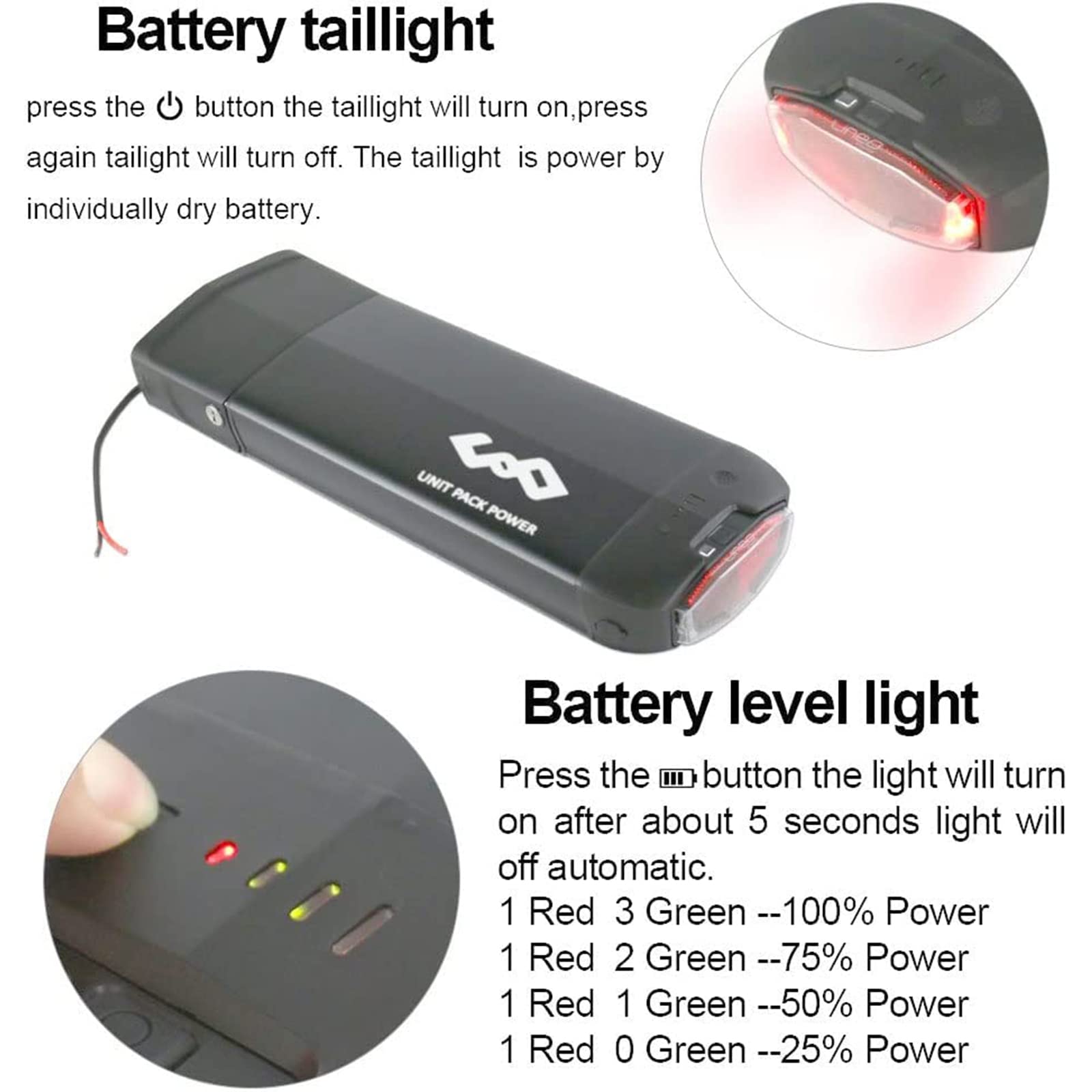Gepäckträger Ebike Akku 52V 15Ah Heckträger EBike Lithium Ionen Akku Fahrrad Umbausatz für 250W 350W 500W 1000W 1500W Motor mit Ladegerät Safe Lock (ohne Heckträger)