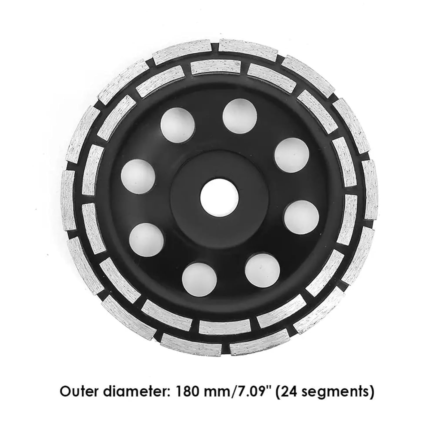 Diamentowa tarcza szlifierska, Diamentowa tarcza szlifierska 115/125/180 mm do betonu, metalu i kamienia(180 mm)