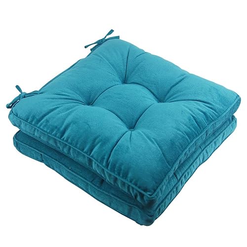 Tiita Indoor/Outdoor Seat Cushions 18x18 Inch, Chair Pads with Ties,