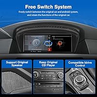 Vista 6 de Pantalla de radio de coche Linux de 8.8 pulgadas para BMW Serie 3/5 E60 E61 E63 E64 E90 E91 E92 CCC (2004-2008) CarPlay Android Auto Display Mirror
