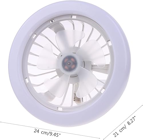 Miniatura 4 de hejhncii Ventilador de techo 10 "Smart 3 Blade Ventiladores de techo con luz y control remoto regulable LED Ventiladores de techo ventilador de