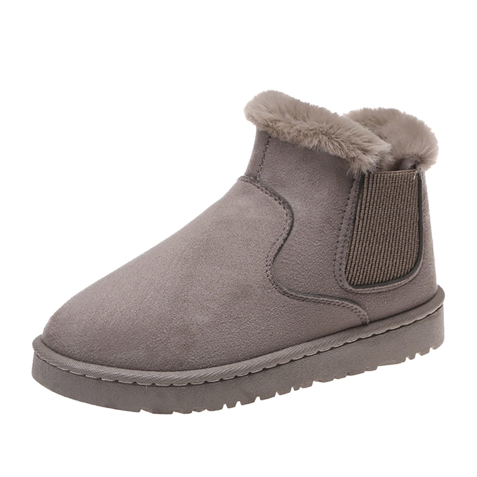 Botas de invierno de lana auténtica para mujer con máximo confort de nieve 8