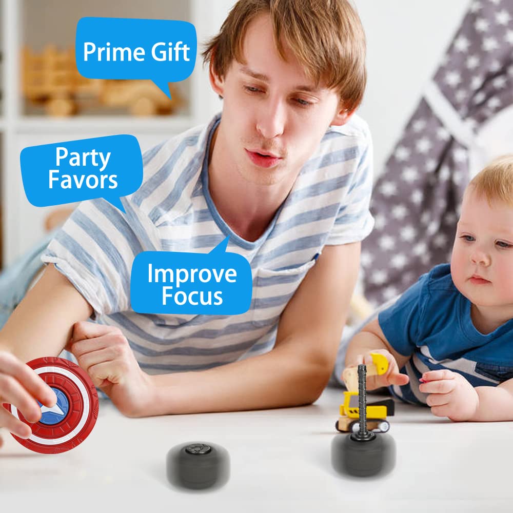 LNCOJOLM Metal Fidget Spinner for Stress Relief, Hammer Fidget Cube Desk Toy for Kids Adults, Small Gadget Cool Stuff Party Favour Classroom Price