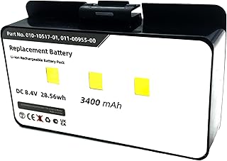 Replacement Battery for gpsmap 496 GPSMAP 276 GPSMAP 276c GPSMAP 296 GPSMAP 396 GPSMAP 376 GPSMAP 376C GPSMAP 378 3400mAh