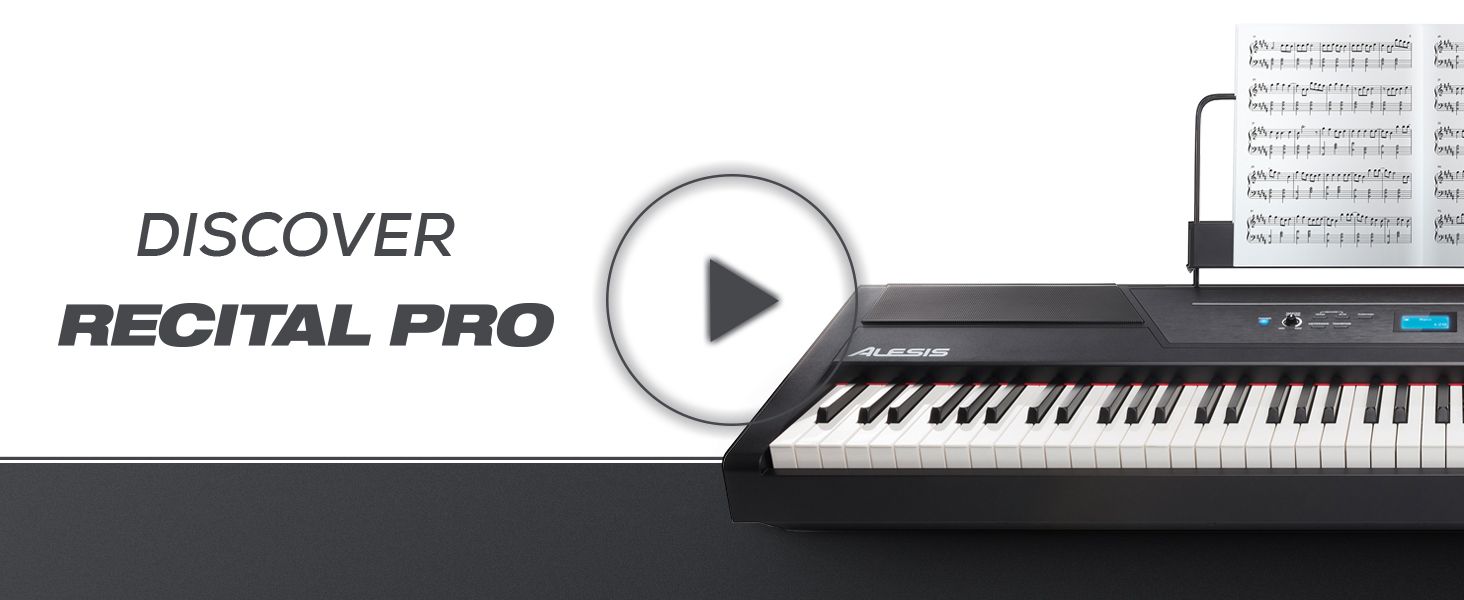 Alesis Recital Pro 電子ピアノ 88鍵盤