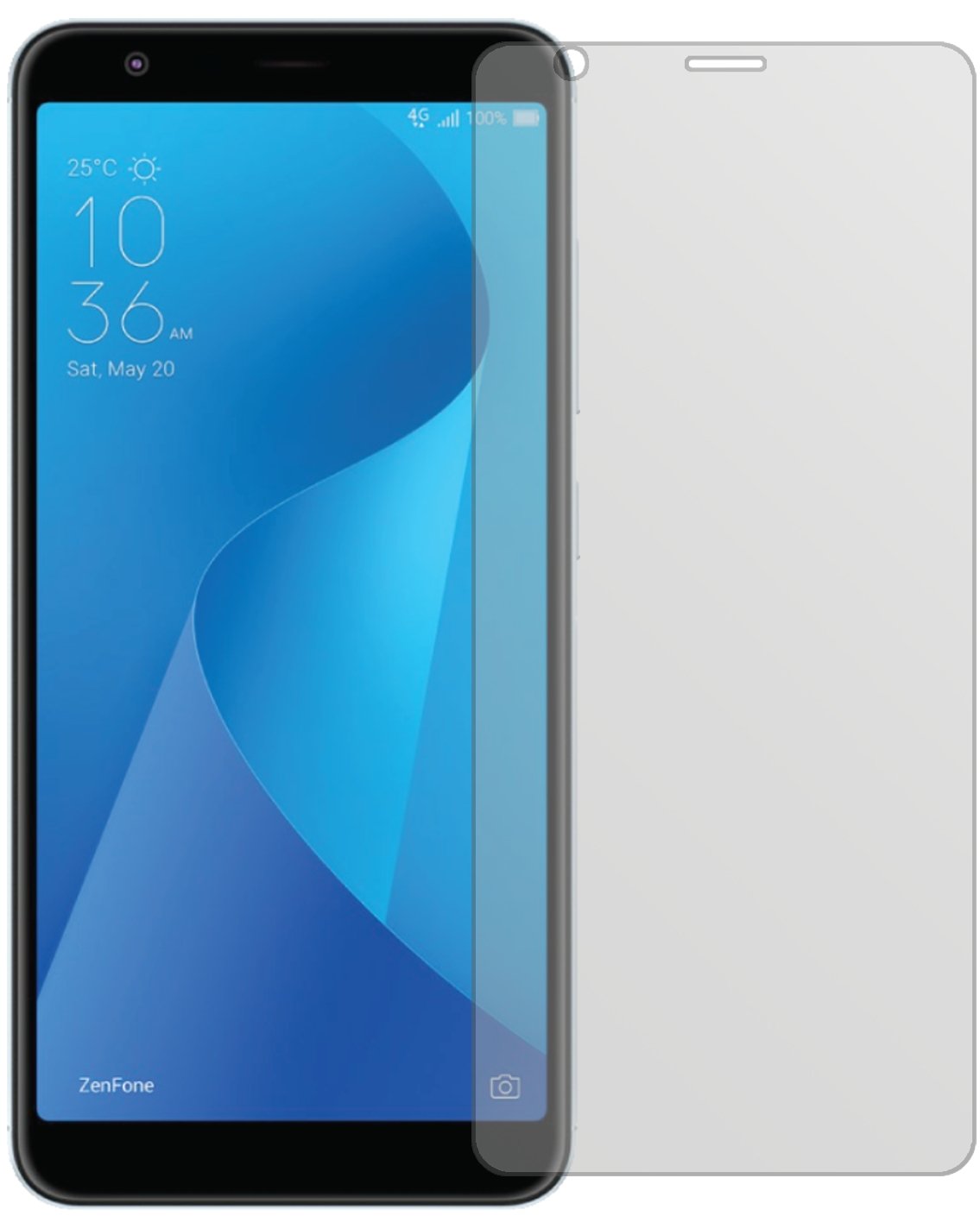 2x Pellicola per Asus ZenFone Max Plus M1 (ZB570TL) Protettiva Protezione