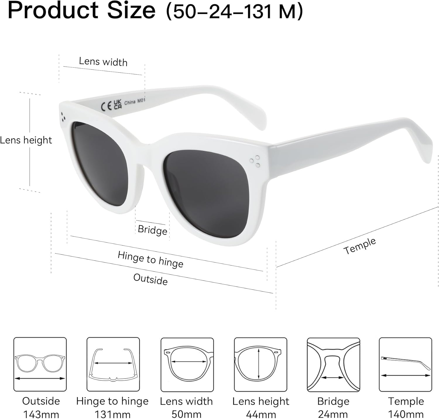 ZENOTTIC Trendy Polarized Sunglasses for Women: Round Sun Glasses for Ladies - Retro Classic Shades UV400 Protection - Image 5