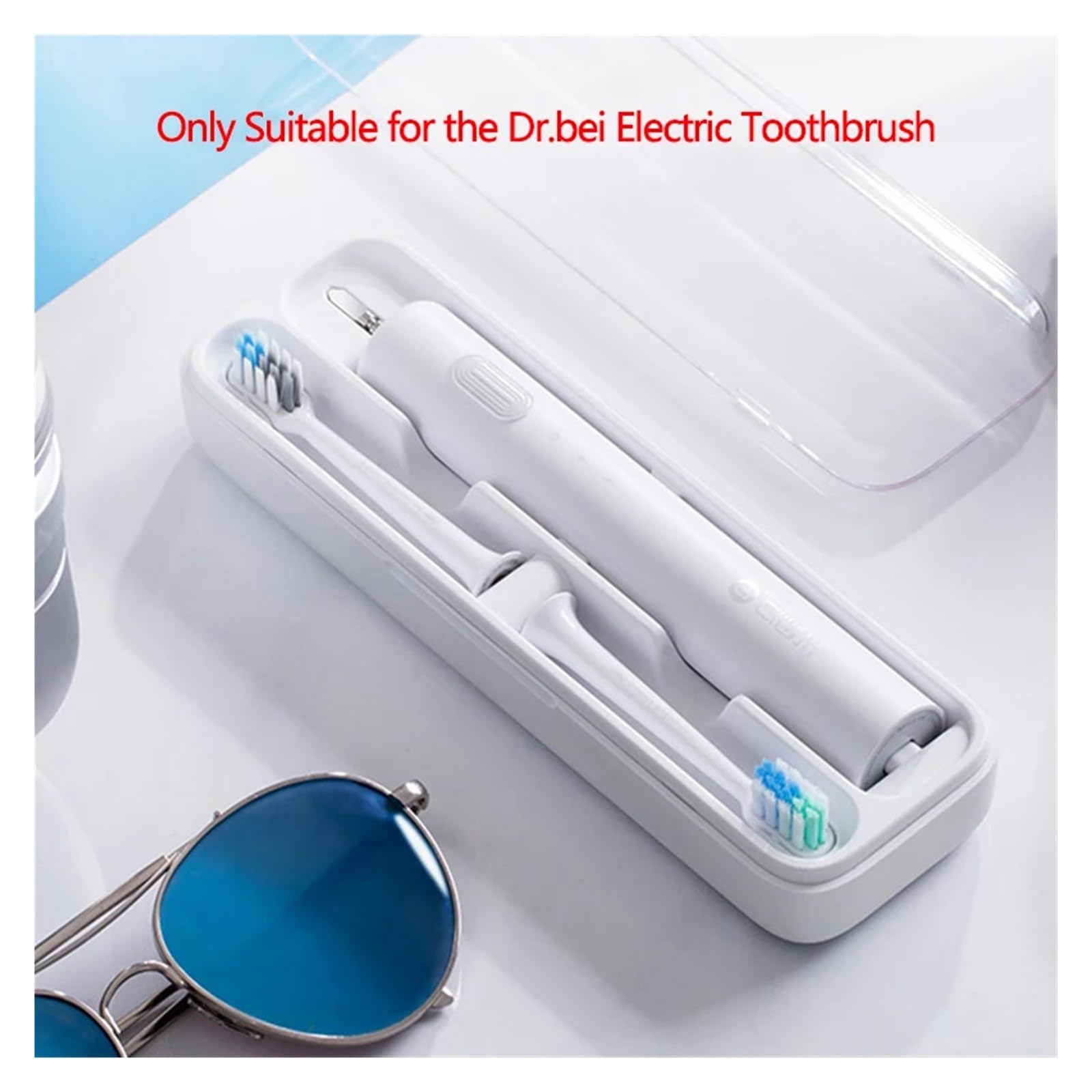 Cabezales de repuesto, compatible con DR.BEI, C1 | Cabezales para cepillo dental eléctrico, plástico, 2/4/6pcs(3boxes Sensitive Typ)