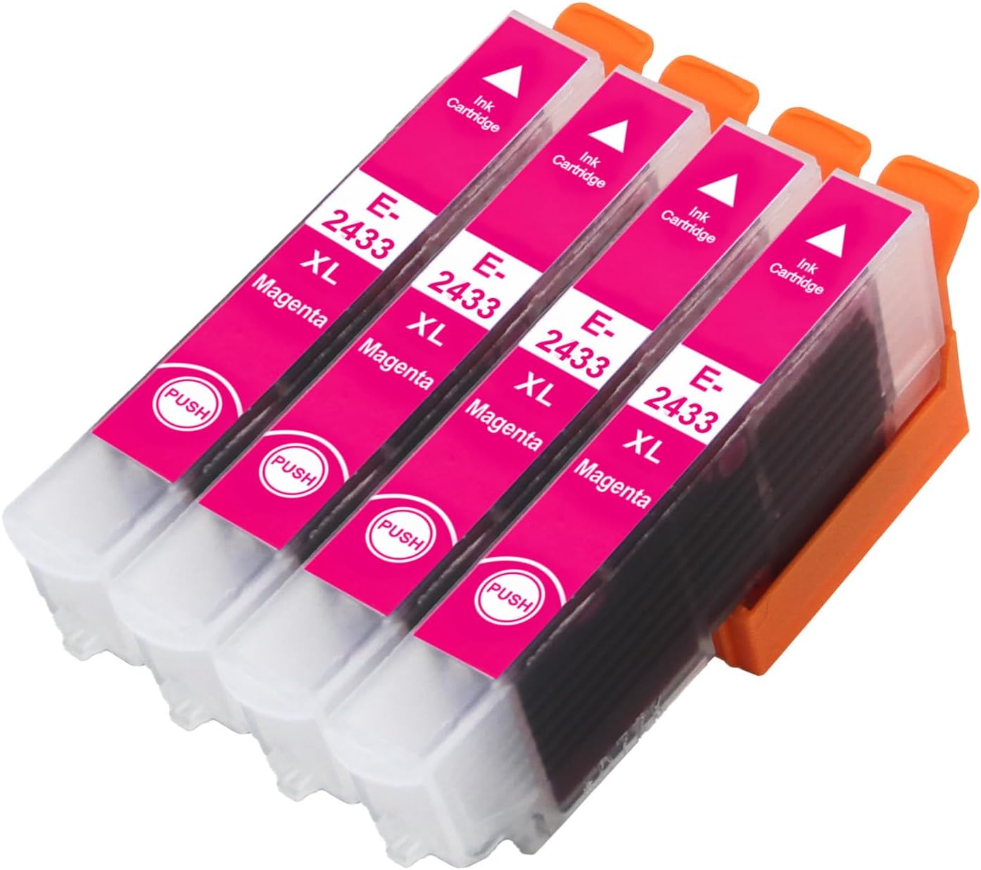 Go Inks Compatible 24XL Magenta Ink Cartridge – 4 Pack XL Multipack replaces T2433 for Epson Expression XP-55, XP-65, XP-750, XP-760, XP-850, XP-860, XP-950, XP-960, XP-970-12ml