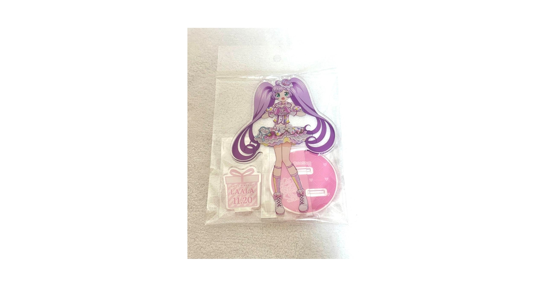 プリパラ 真中らぁら バースデー アクリルスタンド 5種セット 11月もハッピーをお届け】本日11月1日よりプリティーシリーズ