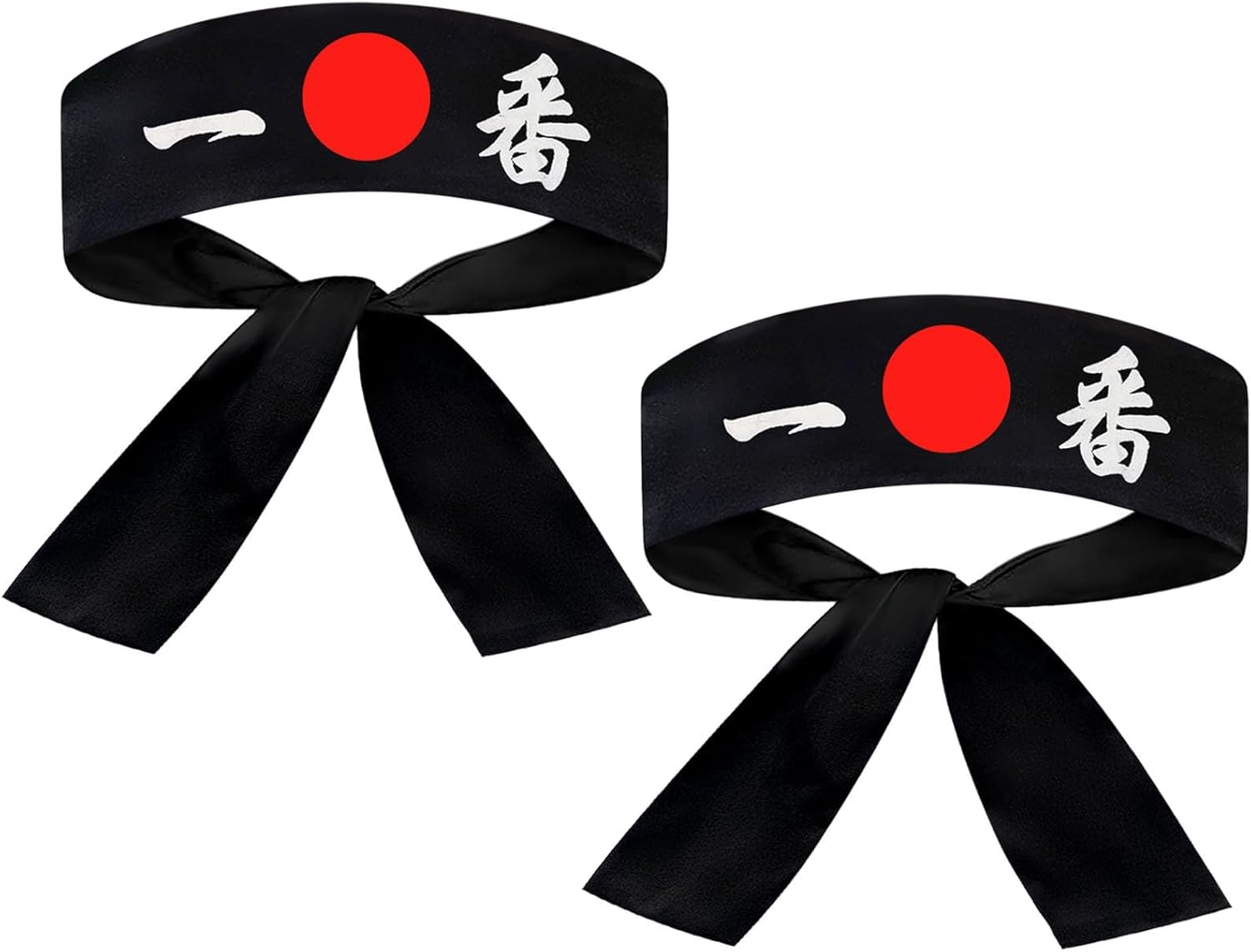 Sunrise Kitchen Supply Japanese Sushi Chef Hachimaki Karate Headband 2 Piece