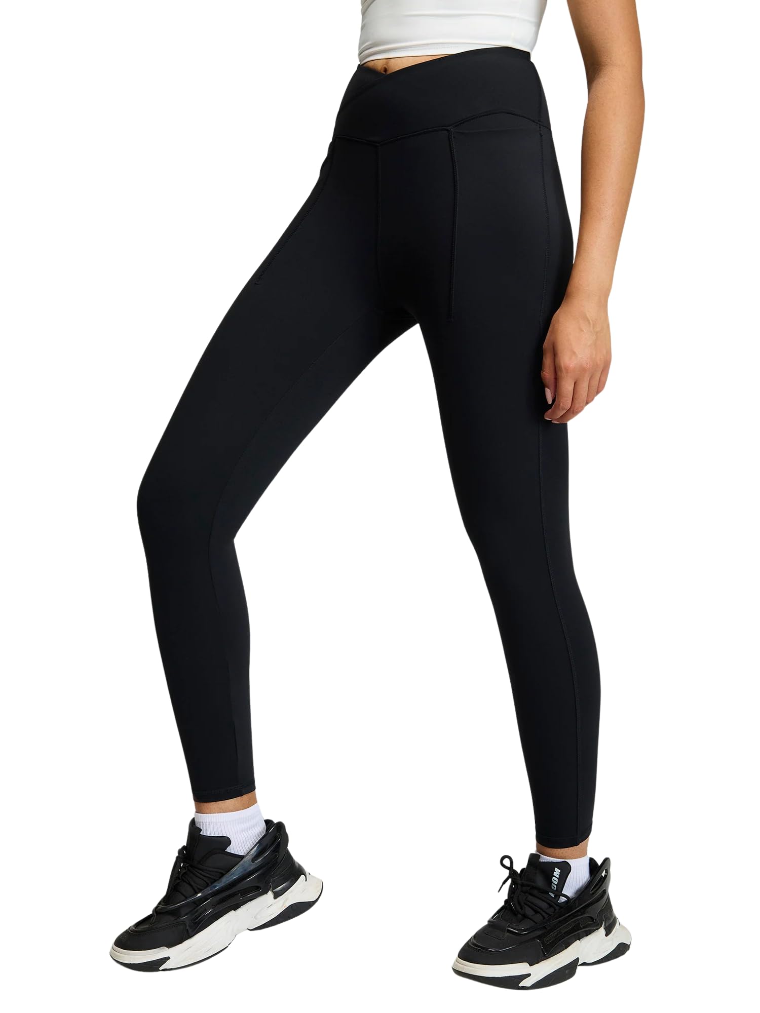 cava Hourglass Snug Leggings for Women | V Waistband, Anti Camel Toe, Curved Back Seam, Deep Side Pockets, Sculpting ADPT Fabric-picture-41