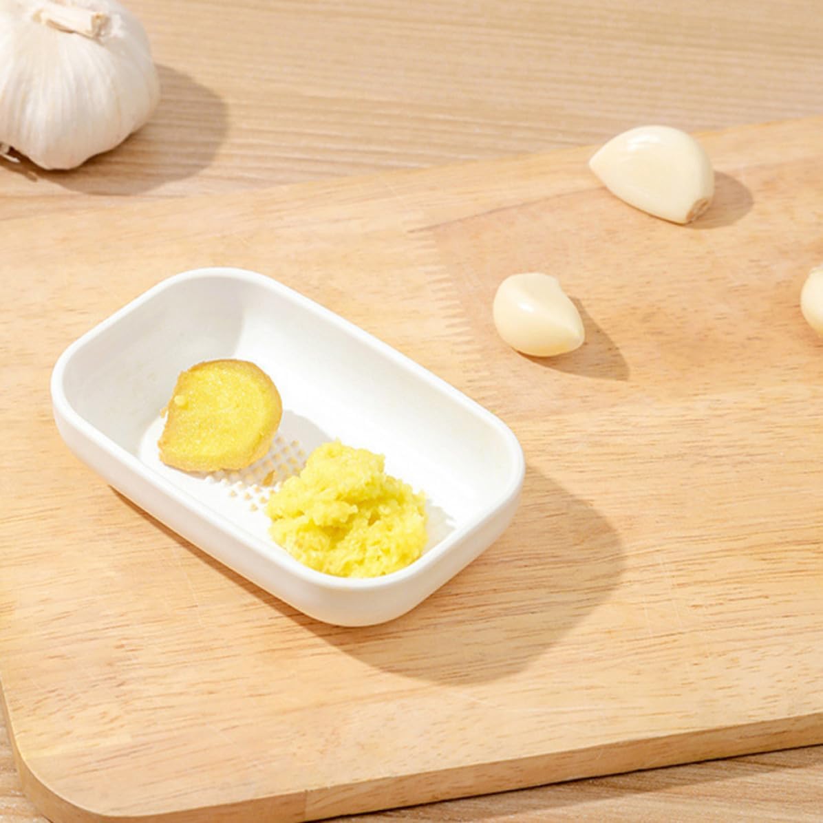 2pcs Garlic Ginger Grater, ABS Plastic Kitchen Masher